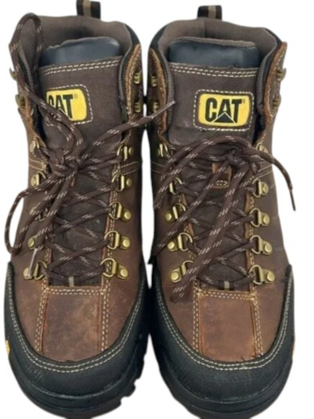NEW CAT Threshold Work Boots Size 11 Steel Toe Waterproof Slip Resistant Ankle